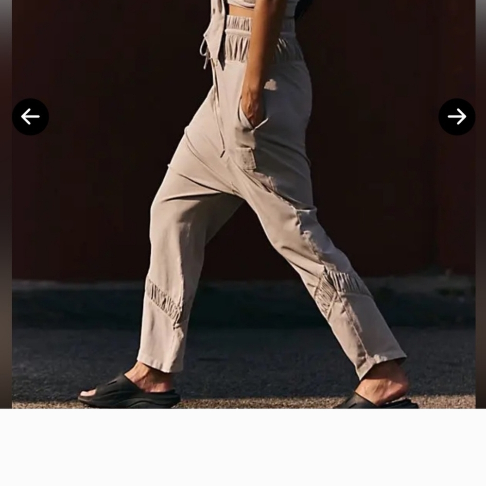 FP Movement By Free People Swish Set Harem Pants & Bandeau Top - Sz Large! - Picture 5 of 16